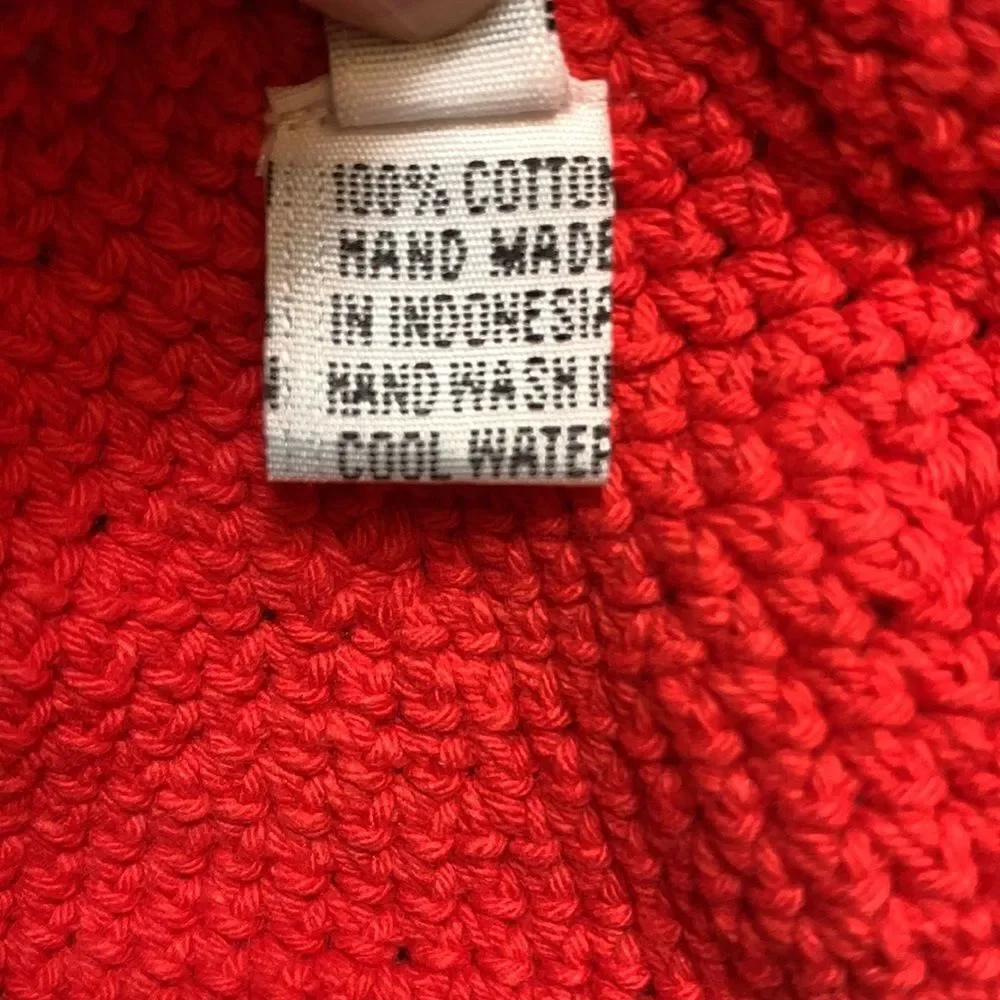 🟢3 for $20——-Beanie HAND MADE strawberry beanie cotton size medium